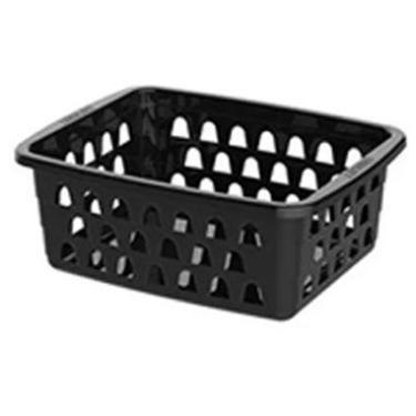 Imagem de Cesto Multiuso Pequeno Preto 12x6x16cm PP 0583 Uninjet 3913