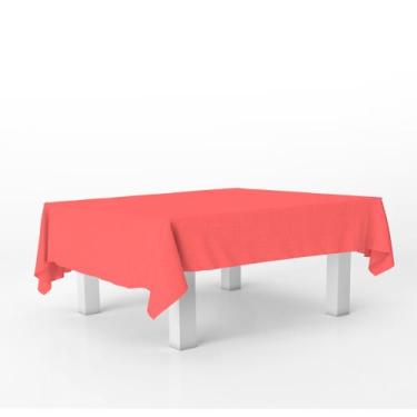 Imagem de Toalha d Mesa Vermelha retangular plástica Festa 1.37X 2.74M - Regina