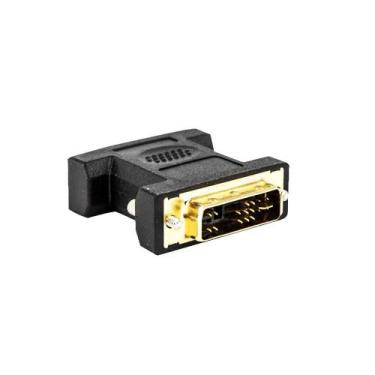 Imagem de Adaptador DVI para VGA - Preto - CIRILO CABOS