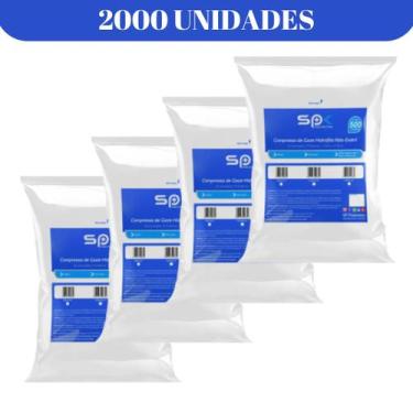 Imagem de Compressa De Gaze 9 Fios Hidrófila Não Estéril - 2000 Unidades - SP Pr