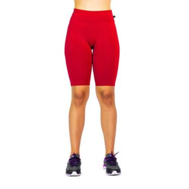 Imagem de Bermudas Fitness Suplex Feminina Cintura Alta Academia Pronta Entrega 