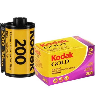 Imagem de Filme Fotográfico 35mm Colorido 36 Poses Iso 200 Kodak Gold