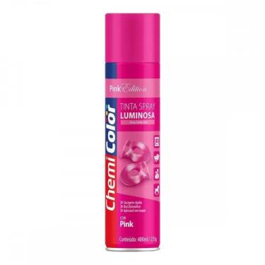 Imagem de Spray Chemicolor Luminoso Pink 400Ml/235G. - BASTON