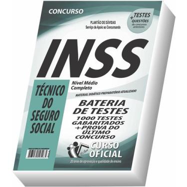 Imagem de Apostila Inss - Técnico Do Seguro Social - Bateria De es - Curso ofici