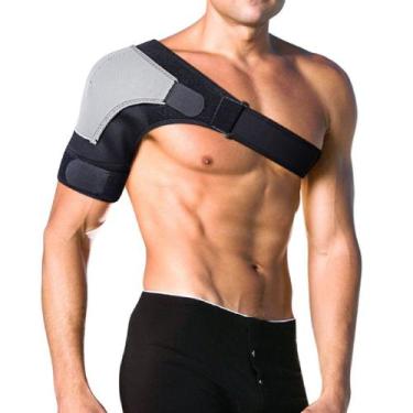 Imagem de Ombreira Órtese Suporte Tensor Protetor Ombro Úmero Unissex - GI SHOP