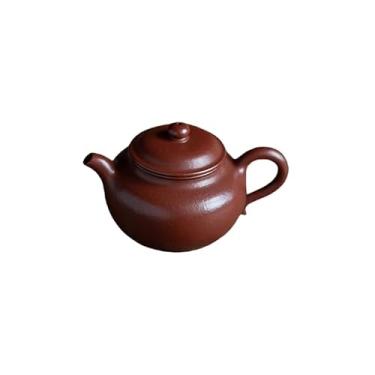 Imagem de Bule de chá chinês Yixing de 130 cc feito à mão Zisha Zhu Clay Da Hong Pao Ni Bule de chá "Lian Zi" Gongfu bule de chá teaworldsupply bxteashop