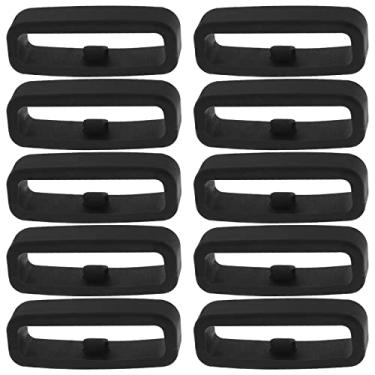 Imagem de ECSiNG Anel de fixação de substituição compatível com Garmin Forerunner 220 230 235 620 630 735XT 935 945 45S 35 30 25 anéis de silicone preto