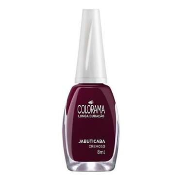 Imagem de Esmalte Colorama Cremoso Longa Duração Jabuticaba 8Ml