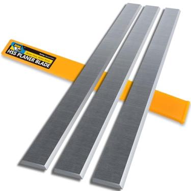 Imagem de Lâminas de facas de plaina de junção de 33-1/8 polegadas para Delta RC-33, DC-33 Rockwell Plaina Plaina 33-1/20.3 cm x 2.5 cm x 1/20.3 cm 3 peças