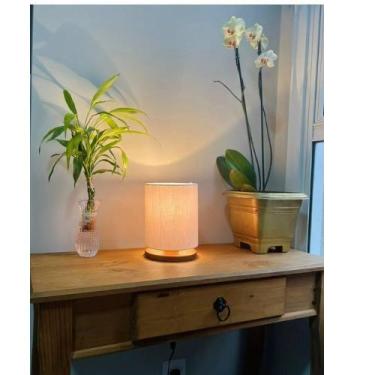 Imagem de abajur luminaria cabeceira decorativo minimalista para quarto sala esc