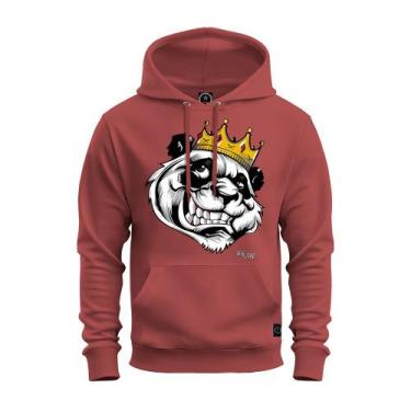 Imagem de Moletom Estampado Blusa De Frio Canguru Confortável King OF Panda - Su