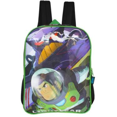 Imagem de Mochila Escolar De Alças Buzz Lightyear Toy Story Preto - Luxcel, Buzz