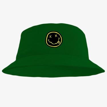 Imagem de Chapéu Bucket Hat Estampado Emoji - MP Moda Masculina, Único, Verde es