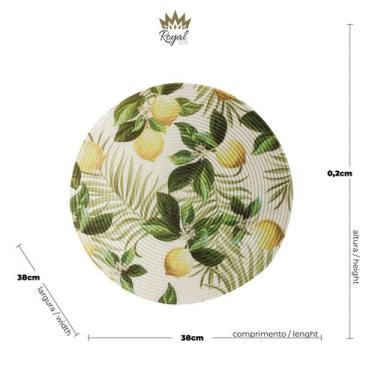 Imagem de Lugar Americano PP Lemons  38cm - Royal - Royal - Rojemac