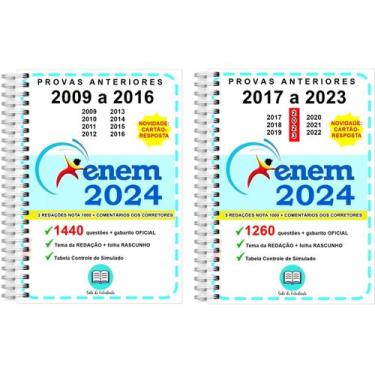 Imagem de Enem Provas 2009 a 2023 Gabarito Oficial - Sala Do Estudante