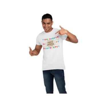Imagem de Camiseta T-Shirt Festa Junina em Família Branca - Del France, P