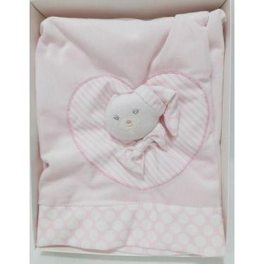 Imagem de Edredom / Cobertor Bordado Com Aplique Jolitex Bebê Menina, Rosa, Únic
