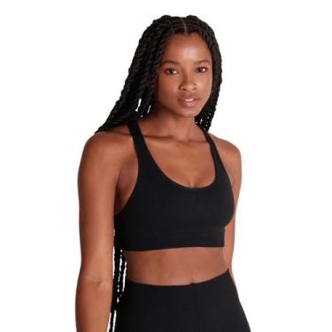 Imagem de Top Lupo Challenge Alta Sustentação Esportivo Sem Costura, Preto, G, F