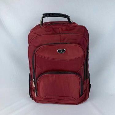 Imagem de Mochila Escolar De Emergência Reforçada Impermeável Unissex vermelho