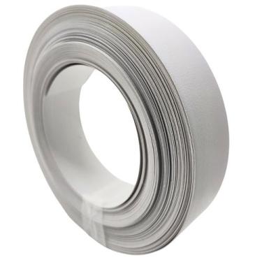 Imagem de Fita de Borda Pvc Para Formica Cinza Cristal Platina 32mm X 20m Acabam