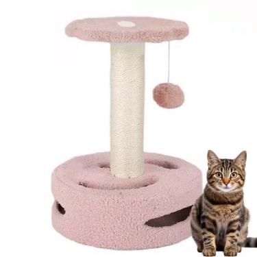 Imagem de Arranhador para Gatos Bola Brincadeira Arranhar Brincar Pet Shop Sisal