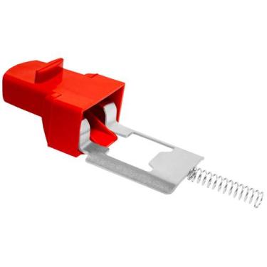 Imagem de Botão de Abertura Fechadura Baú 28/45 Litros Pro Tork, VERMELHO, Único