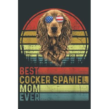 Imagem de Dog Vintage Best Cocker Spaniel Mom Ever Mother Day Puppy: Lined Journal Mint Notebook 6x9 Inch 120 Pages