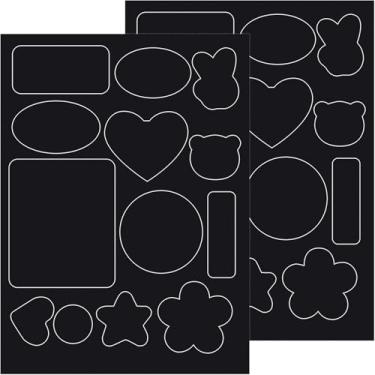 Imagem de Pndeyo 26 peças de remendos de jaqueta acolchoada, adesivo de reparo de nylon autoadesivo, fita adesiva impermeável em vários formatos para casacos, roupas, tendas, sacos de dormir, calças de esqui,