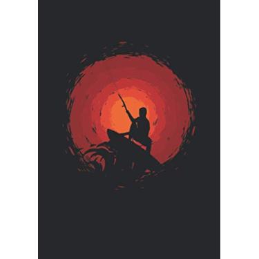 Imagem de Notizbuch A5 liniert mit Softcover Design: Cooles Kitesurf Kiteboarding Kite Kiting Surf: 120 linierte DIN A5 Seiten