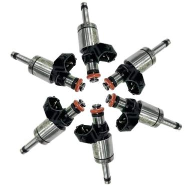 Imagem de Kacrik Conjunto (6) FT4E-9F593-AA novos injetores de combustível compatíveis com Ford Fusion F-150 Edge 2.7L V6 Lincoln MKZ 3.0 V6 MKX 2.7 V6 FT4Z-9F593-A