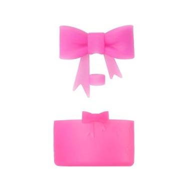 Imagem de AXMCCH Tampa de garrafa de silicone de 7,5 cm e topo de canudo em forma de arco de 10 mm para copo Stanley Quencher 30 1,134 g H2.0 IceFlow 20 850.5 g (rosa rosa)