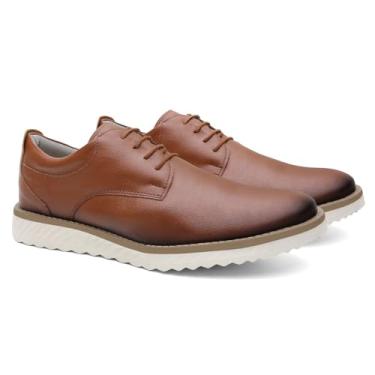 Imagem de Sapato Casual Masculino Oxford Venture Couro Ecológico 070 (Caramelo, BR, Adulto, Numérico, 39)