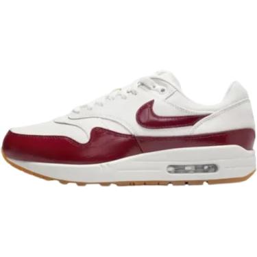 Imagem de Nike Tênis feminino Air Max 1 LX (FJ3169-100, Sail/Sail/Gum Light Brown/Team Red), Vela/Vela/Castanho Claro / Vermelho Team, 34