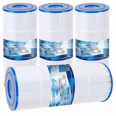 Imagem de Poolimpid PA81 Filtros de piscina compatíveis com Hayward C580E, CX580XRE, PA81-PAK4, Unicel C-7483, Ultral-A3, Hayward Swim Clear C3030, C3025, C3020, 4 x 81 m² cartucho de filtro pacote com 4