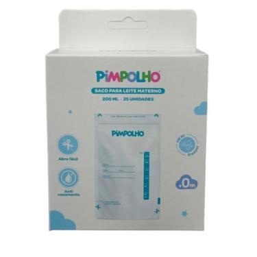 Imagem de Kit Saco Armazenar Leite Materno Pimpolho 25 Unidades 200ml - Mundo do
