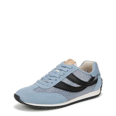 Imagem de Vince Tênis feminino Oasis Runner, Couro azul glacial, 38