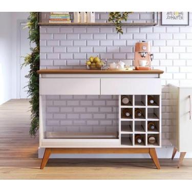 Imagem de Aparador Adega Bancada Sala de Estar Buffet Bar Balcão Drink Jantar Ar