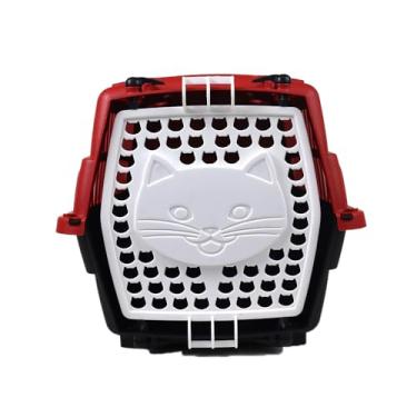 Imagem de Pet Injet Caixa Transporte Cat Love Travel Nº1 Verm Para Gatos