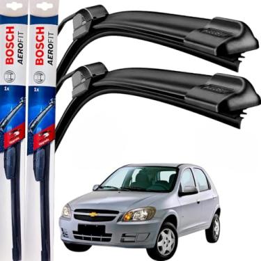 Imagem de Palheta Limpador Parabrisa Bosch Aerofit Par de Palheta Limpadora Dianteiro Original GM Celta 2004 á→2016