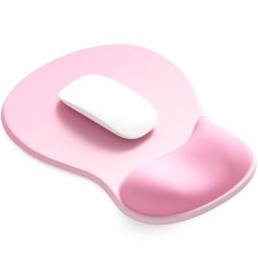 Imagem de Tapete de mouse ErgoComfort Gel para descanso de pulso - Mouse pad ergonômico para escritório com suporte de pulso - antiderrapante, design de acessórios de mesa para decoração de casa e jogos