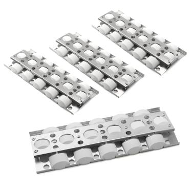 Imagem de RJC009P Peças de reposição para churrasqueira de briquete RCS RJC32A RJC32AL RJC40A Summerset Sizzler 26 32 40 polegadas Conjunto de bandeja de briquete de cerâmica 3 4 5 queimadores a gás briquetes