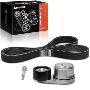 Imagem de A-Premium Kit de transmissão de correia serpentina do motor compatível com International Harvester 2574 1991-1994 10,3L, 2674 1990-1994 10,3L