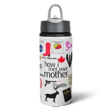Imagem de Garrafa Squeeze NK Icons Moments -  How i met your mother - JPS INFO