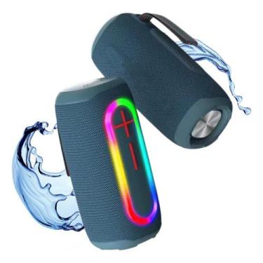 Imagem de Caixa Caixinha De Som Bluetooth Led Portatil Potente Ipx6 Fm - Inboxmo