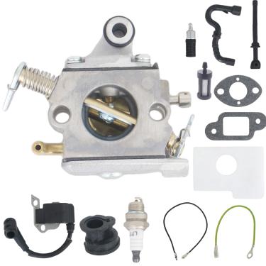 Imagem de Carburador ANTO C1Q-S57 para STIHL MS170 MS180 017 018 ZAMA 1130 120 0603 com kit de afinação de filtro de ar