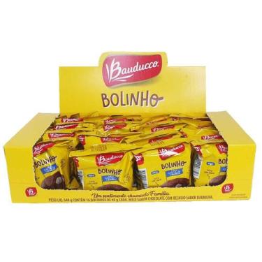 Imagem de Bolinho Chocolate Recheio Baunilha c/16 - Bauducco