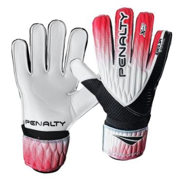 Imagem de Luva De Goleiro Juvenil Penalty Campo Society Treino Com NF, Branco, V