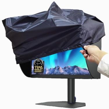 Imagem de Capa protetora contra poeira para monitor de jogos de computador compatível com monitor de PC Benq 272U, jaquetas grandes para desktops, desenho, PC