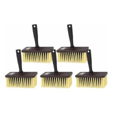 Imagem de Kit 5 Broxa Para Pintura Pedreiro Retangular Roma 15x5,5 Cm