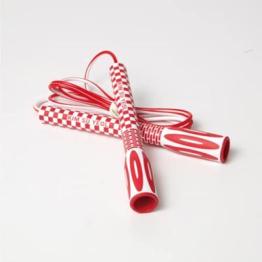 Imagem de Corda de exercício físico para homens e mulheres – Corda de pular leve ajustável, livre de emaranhados, excelente controle de linha para cardio boxe, crossfit, exercícios de treinamento para todas as